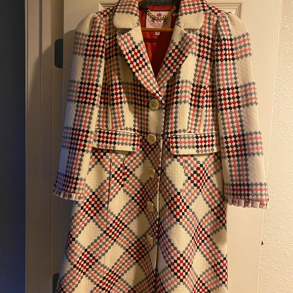 Vintage juicy couture trench pea coat. Size medium